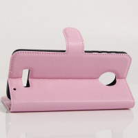 Чехол с визитницей для Motorola Moto Z Play (розовый)