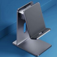 Алюминиевая подставка Hagibis для смартфона и планшета (серый)