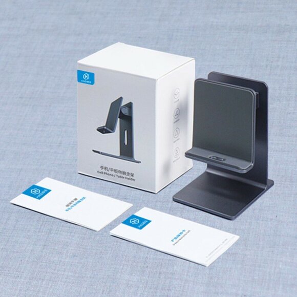 Алюминиевая подставка Hagibis для смартфона и планшета (серый) Алюминиевая подставка Hagibis для смартфона и планшета (серый)