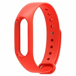 Ремешок для фитнес браслета Xiaomi Mi Band 2 (красный)