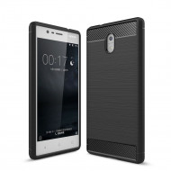 Чехол-накладка Carbon Fibre для Nokia 3 (черный) Чехол-накладка Carbon Fibre для Nokia 3 (черный)