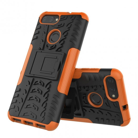 Чехол Hybrid Armor для Asus ZenFone Max Plus (M1) ZB570TL (черный + оранжевый) Чехол Hybrid Armor для Asus ZenFone Max Plus (M1) ZB570TL (черный + оранжевый)