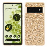 Блестящий чехол для Google Pixel 6a (золотой) Блестящий чехол для Google Pixel 6a (золотой)