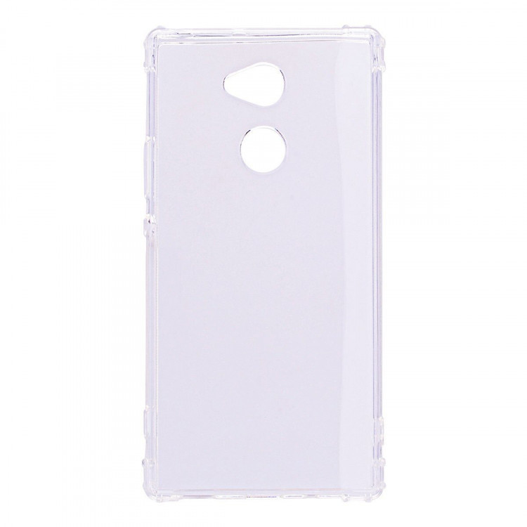 Силиконовый чехол с усиленными бортиками для Sony Xperia XA2 Ultra (прозрачный)