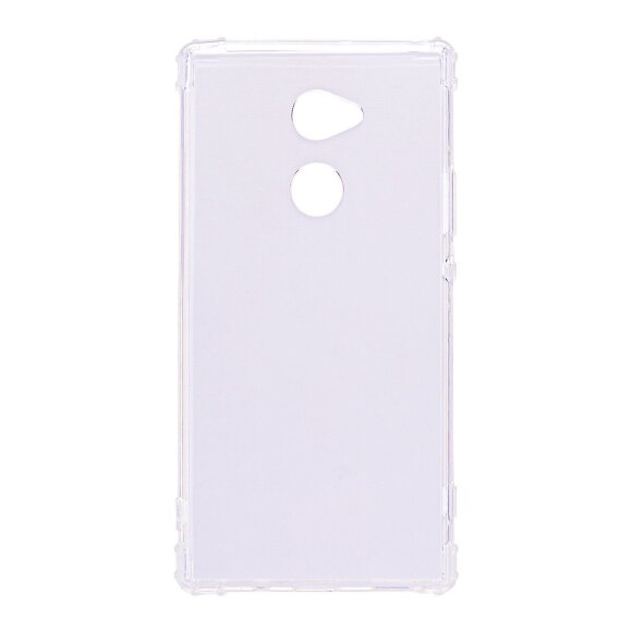 Силиконовый чехол с усиленными бортиками для Sony Xperia XA2 Ultra (прозрачный)