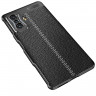 Чехол-накладка Litchi Grain для Xiaomi Poco F4 GT (черный)