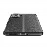 Чехол-накладка Litchi Grain для Xiaomi Poco F4 GT (черный)