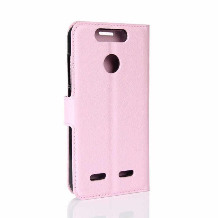 Чехол с визитницей для ZTE Blade V8 Mini (розовый)