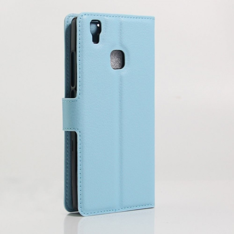 Чехол с визитницей для DOOGEE X5 Max / X5 Max Pro (голубой)