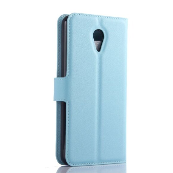 Чехол с визитницей для Meizu M2 Note (голубой) Чехол с визитницей для Meizu M2 Note (голубой)