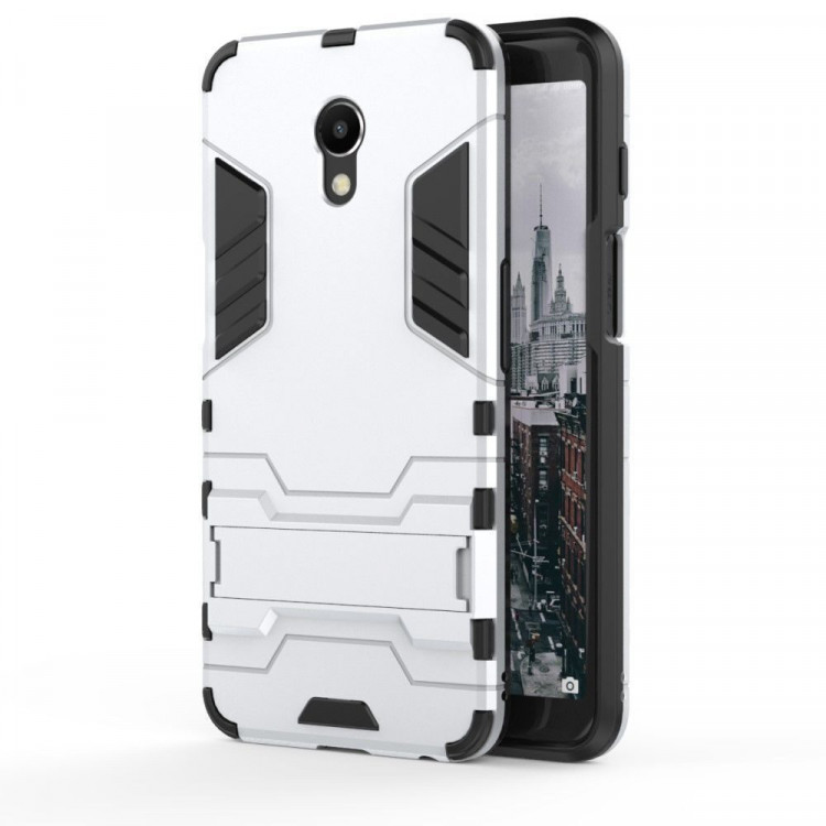 Чехол Duty Armor для Meizu M6s (серебряный)