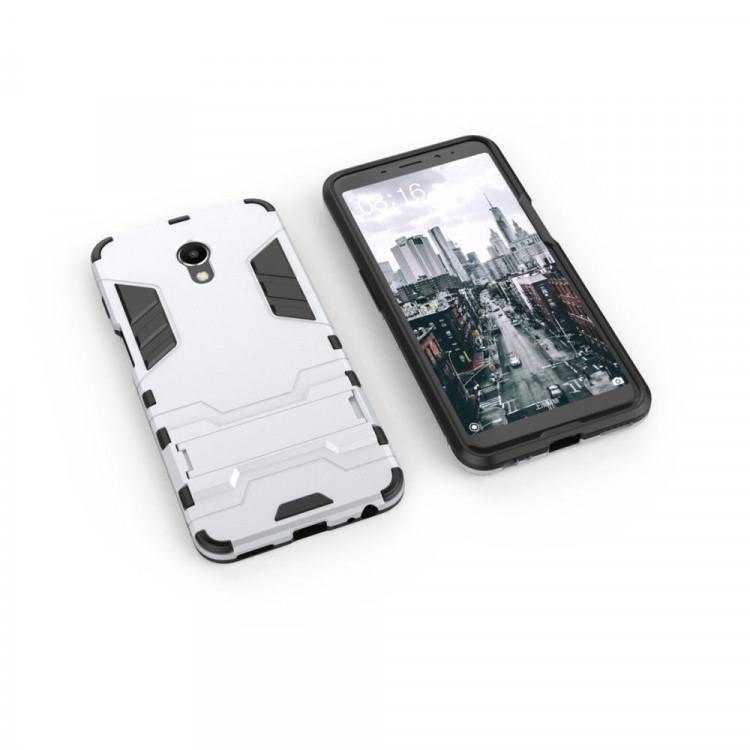Чехол Duty Armor для Meizu M6s (серебряный)