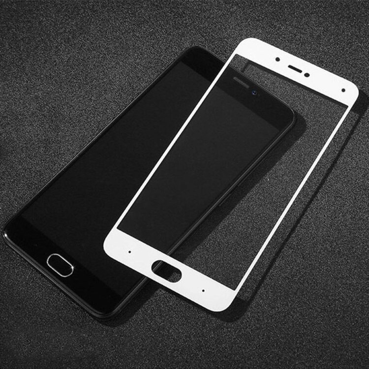 Защитное стекло 3D для Xiaomi Mi5C (белый)