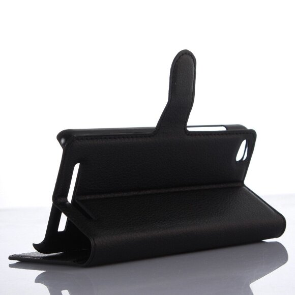 Чехол с визитницей для Xiaomi Redmi 3 (черный) Чехол с визитницей для Xiaomi Redmi 3 (черный)