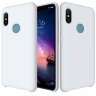 Силиконовый чехол Mobile Shell для Xiaomi Redmi Note 6 Pro (белый)