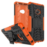 Чехол Hybrid Armor для Xiaomi Mi Note 2 (черный + оранжевый)