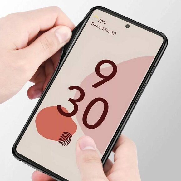 Чехол с тканевой текстурой для Google Pixel 8 Pro (серый)