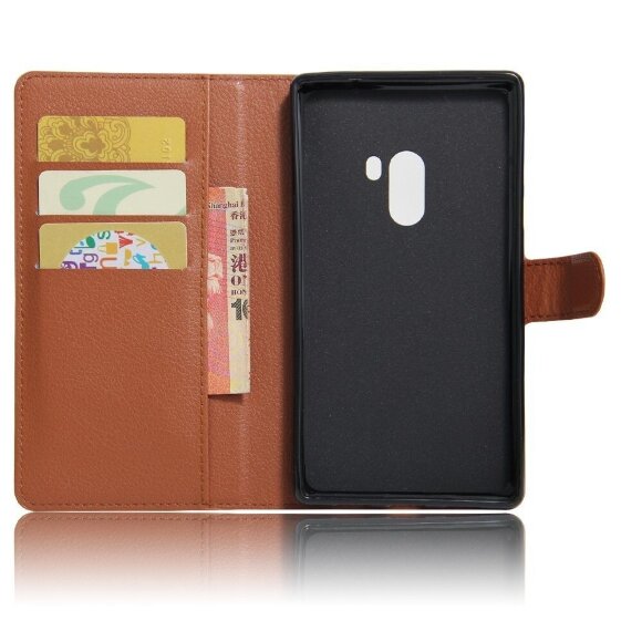 Чехол с визитницей для Xiaomi Mi Mix (коричневый) Чехол с визитницей для Xiaomi Mi Mix (коричневый)
