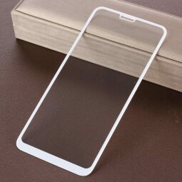 Защитное стекло FULL 3D для Xiaomi Mi 8 (белый)