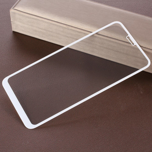 Защитное стекло FULL 3D для Xiaomi Mi 8 (белый) Защитное стекло FULL 3D для Xiaomi Mi 8 (белый)