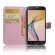 Чехол с визитницей для Samsung Galaxy A7 (2017) SM-A720F (розовый)