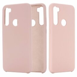 Силиконовый чехол Mobile Shell для Xiaomi Redmi Note 8 (розовый)