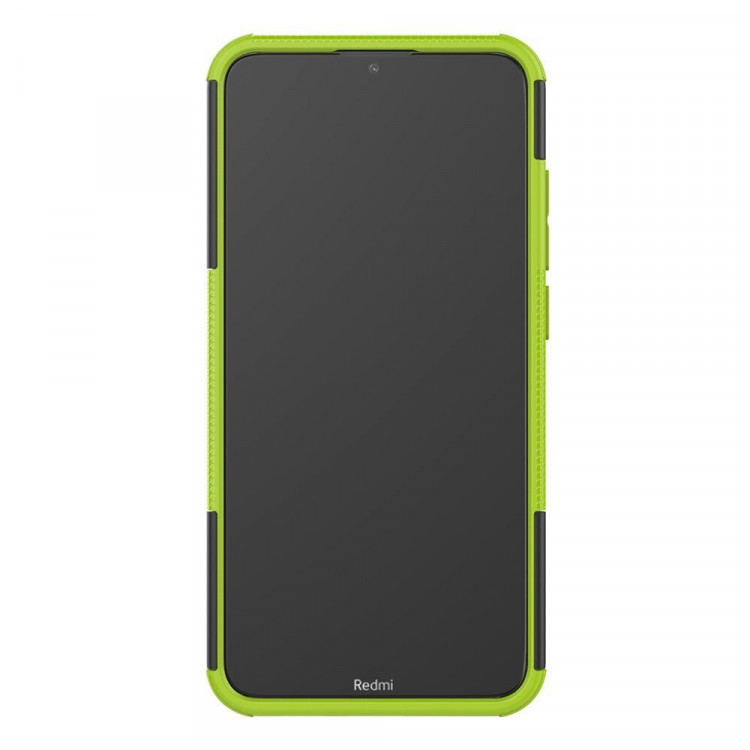 Чехол Hybrid Armor для Xiaomi Redmi 8 / Redmi 8A (черный + зеленый)