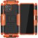 Чехол Hybrid Armor для Xiaomi Mi 11 Lite / Xiaomi Mi 11 Lite 5G (черный + оранжевый)