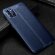 Чехол-накладка Litchi Grain для Samsung Galaxy A31 (темно-синий)