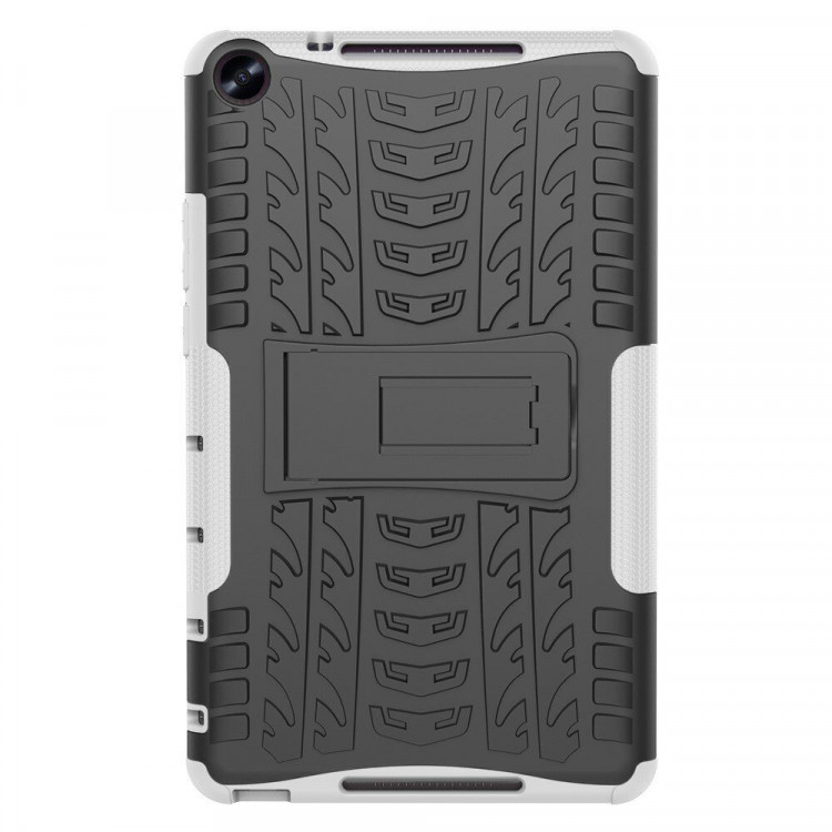 Чехол Hybrid Armor для Huawei MediaPad M5 Lite 8 / Honor Pad 5 8.0 (черный + белый)
