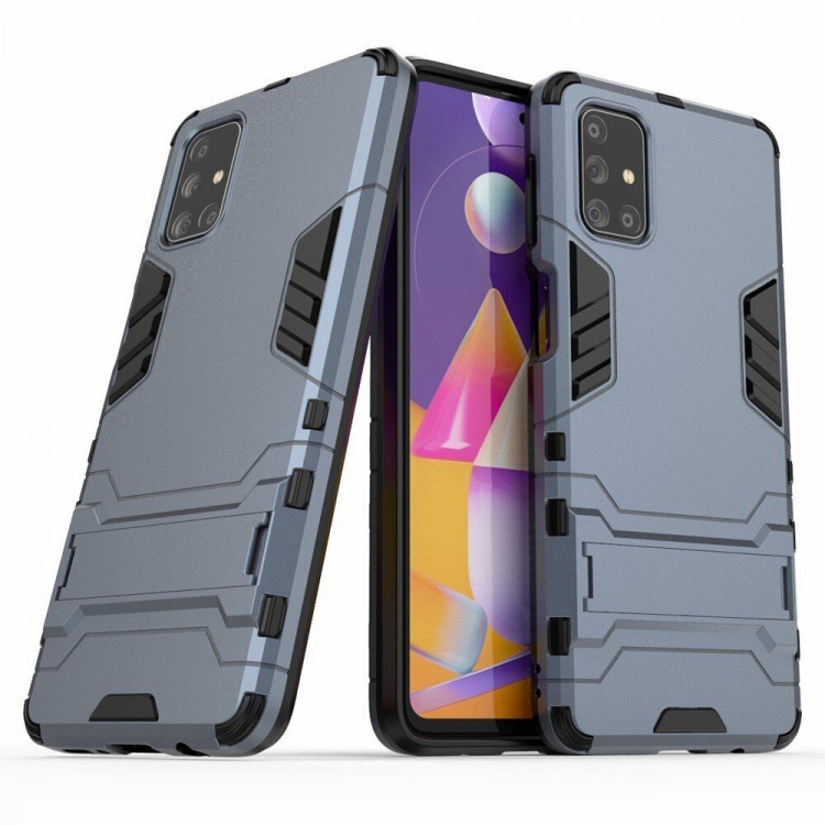 Чехол Duty Armor для Samsung Galaxy M31s (темно-синий)