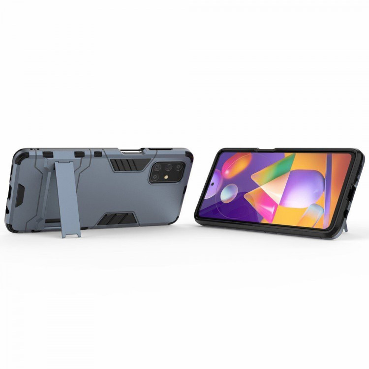 Чехол Duty Armor для Samsung Galaxy M31s (темно-синий)