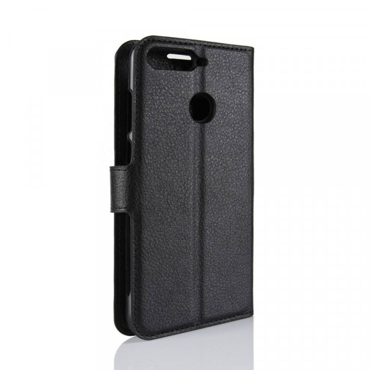 Чехол с визитницей для Huawei Y6 Prime (2018) / Honor 7A / Honor 7C (AUM-L41) / Honor 7A Pro (AUM-L29) (черный)