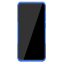 Чехол Hybrid Armor для Samsung Galaxy S20+ (Plus) (черный + голубой)