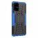 Чехол Hybrid Armor для Samsung Galaxy S20+ (Plus) (черный + голубой)