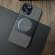 Тканевый чехол Electroplated MagSafe для iPhone 13 (серый)