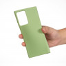 Силиконовый чехол Mobile Shell для Samsung Galaxy Note20 Ultra (зеленый)