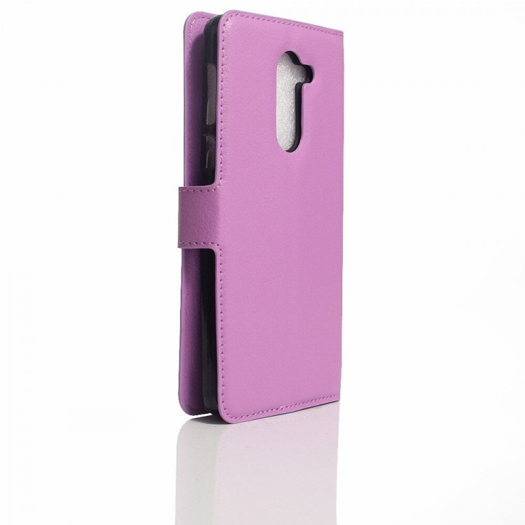 Чехол с визитницей для Huawei Honor 6x 2016 (фиолетовый)