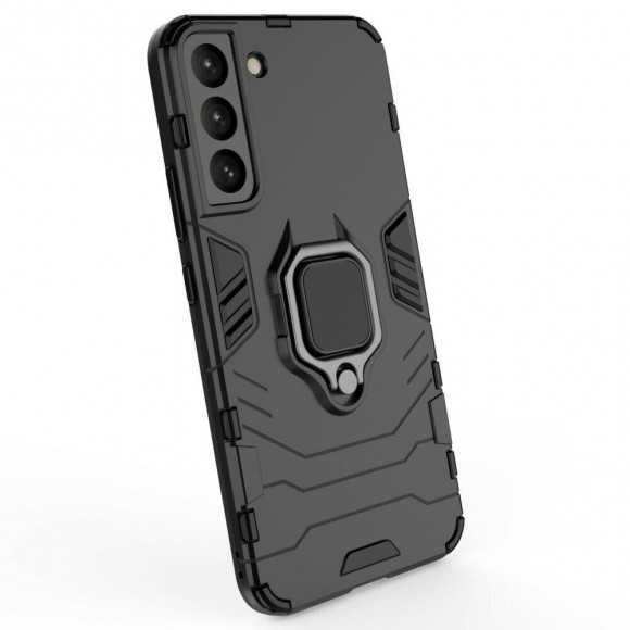 Чехол Armor Ring Holder для Samsung Galaxy S22+ (Plus) (черный)