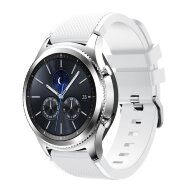 Силиконовый ремешок для Samsung Gear S3 Frontier / S3 Classic / Galaxy Watch 46мм / Watch 3 (45мм) (белый) Силиконовый ремешок для Samsung Gear S3 Frontier / S3 Classic / Galaxy Watch 46мм / Watch 3 (45мм) (белый)