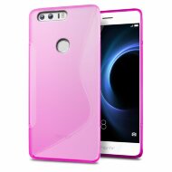 Нескользящий чехол для Huawei Honor 8 (малиновый) Нескользящий чехол для Huawei Honor 8 (малиновый)