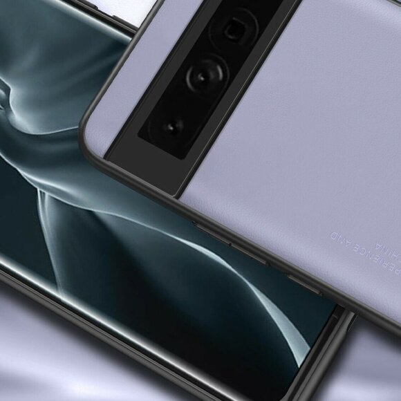Чехол из искусственной кожи для Google Pixel 7 (серо-синий) Чехол из искусственной кожи для Google Pixel 7 (серо-синий)