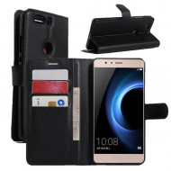 Чехол с визитницей для Huawei Honor V8 (черный) Чехол с визитницей для Huawei Honor V8 (черный)