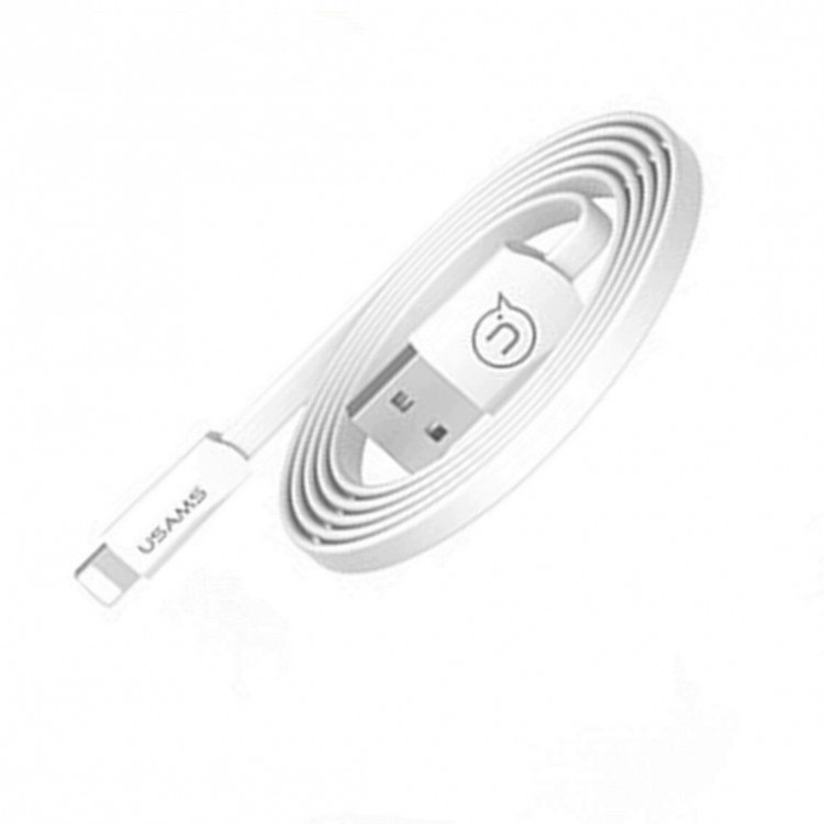 Кабель Usams U2 Lightning (белый)