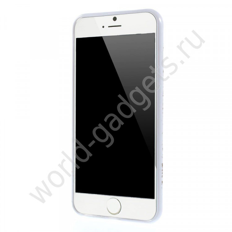 Чехол из мягкого пластика для iPhone 6 Plus (Бабочка)