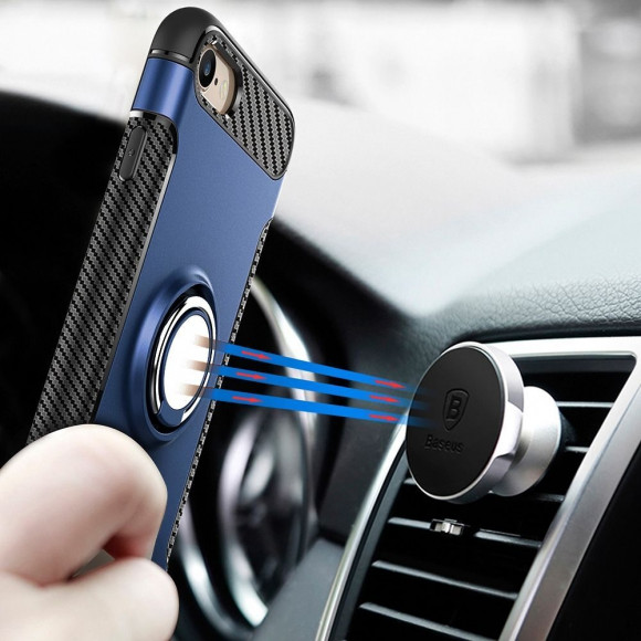 Чехол Hybrid Kickstand для iPhone 7 / iPhone 8 (голубой) Чехол Hybrid Kickstand для iPhone 7 / iPhone 8 (голубой)