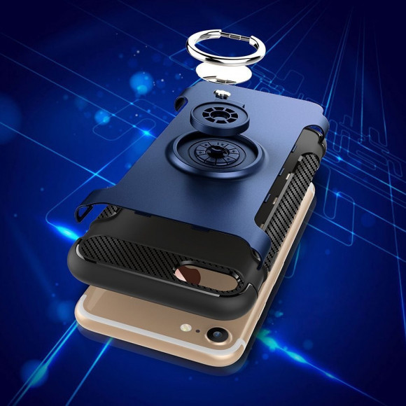 Чехол Hybrid Kickstand для iPhone 7 / iPhone 8 (голубой) Чехол Hybrid Kickstand для iPhone 7 / iPhone 8 (голубой)