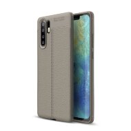 Чехол-накладка Litchi Grain для Huawei P30 Pro (серый) Чехол-накладка Litchi Grain для Huawei P30 Pro (серый)