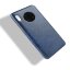 Кожаная накладка-чехол для Huawei Mate 30 (синий)