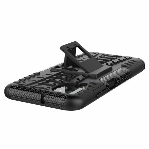 Чехол Hybrid Armor для Huawei P40 lite (черный) Чехол Hybrid Armor для Huawei P40 lite (черный)